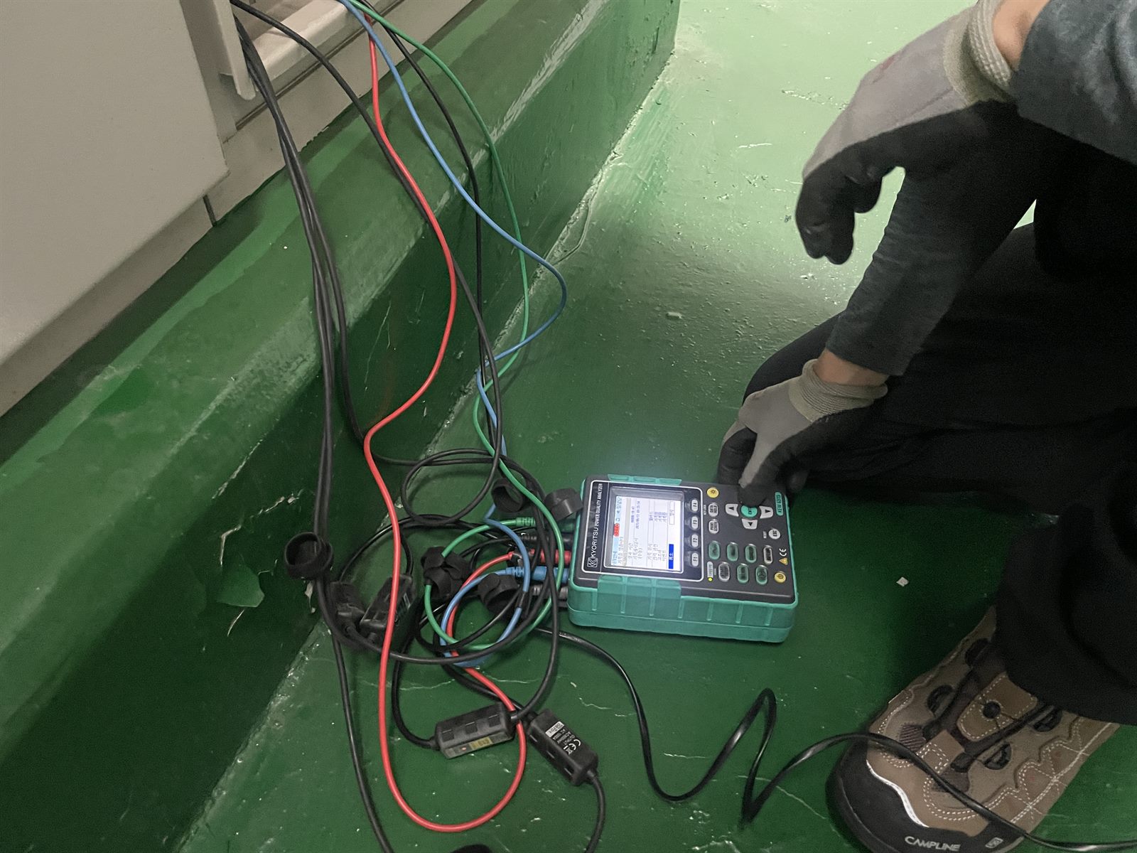 대구 지역 전원품질 직무고시 점검 사진